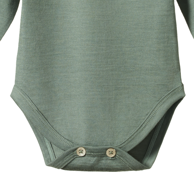 Merino Long Sleeve Bodysuit VARIOUS COLOURS