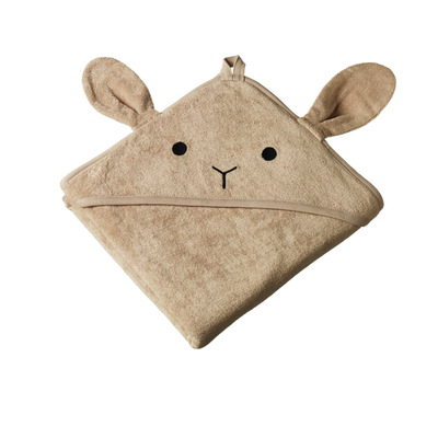 Hooded Towel - Bunny Nougat
