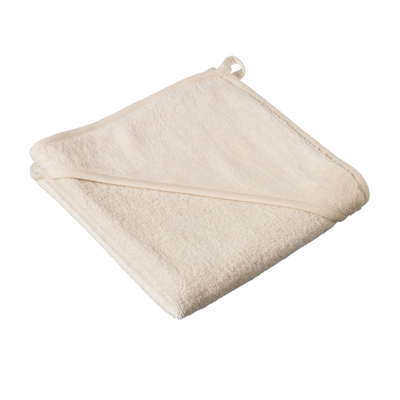 Organic Cotton Hooded Bath Towel - Natural