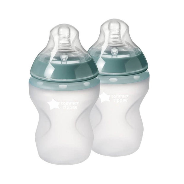 Closer to Nature Silicone Baby Bottle - 2 Pack VARIOUS SIZES