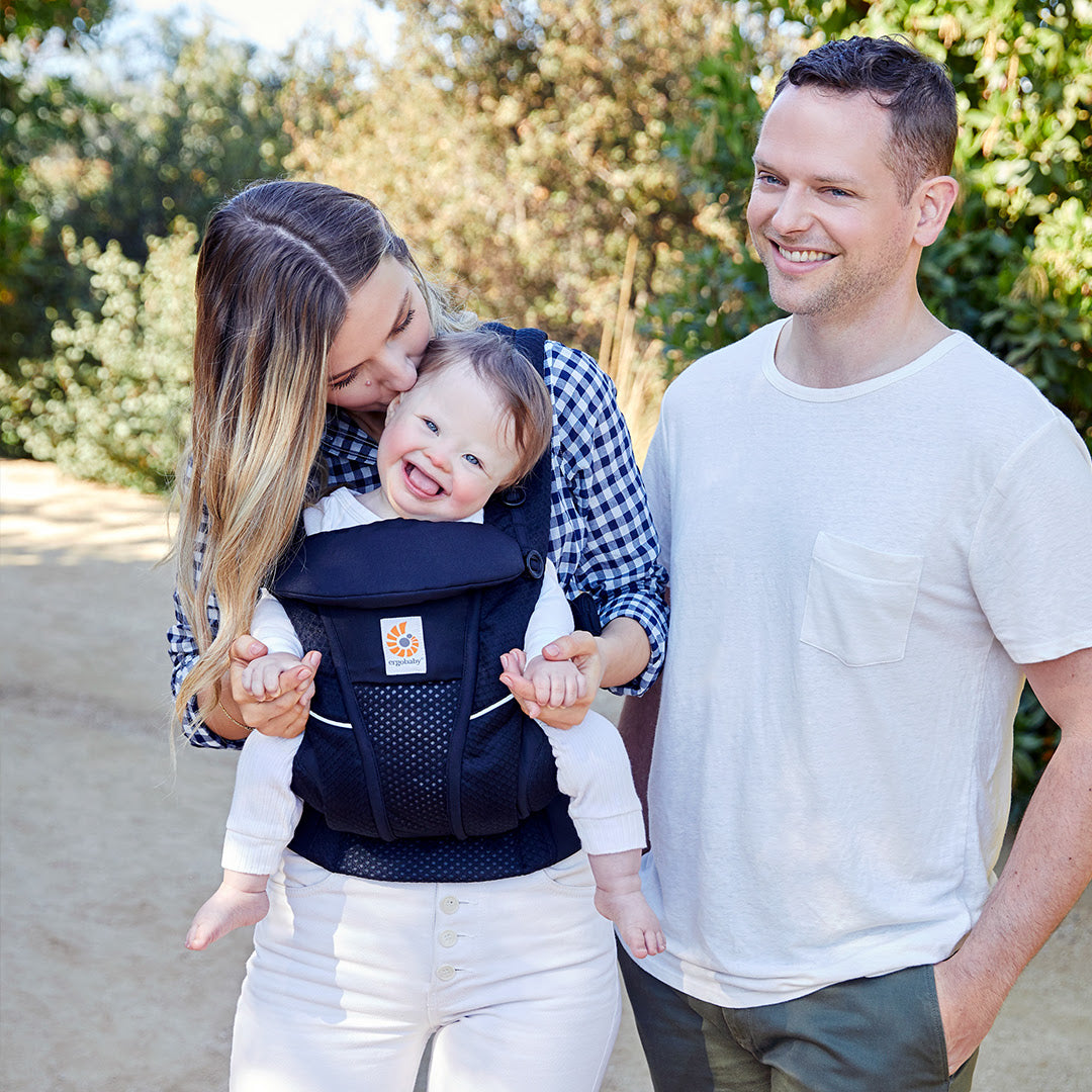 Omni Breeze Baby Carrier In Midnight Blue Secure & Stylish